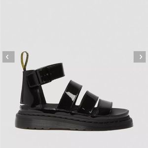 Doc Martens Clarissa II Patent Leather Strap Sandals